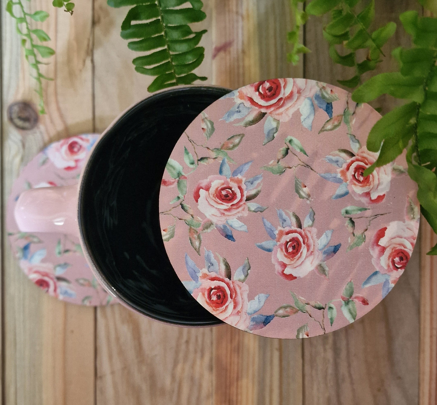 Cup coaster ROSES