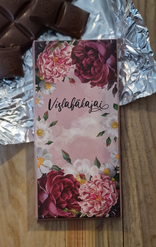 Chocolate card "For the best"