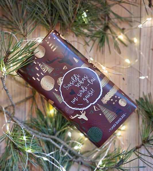 Dark chocolate WARM YOUR HANDS AND HEART - LET IT BE WARM!
