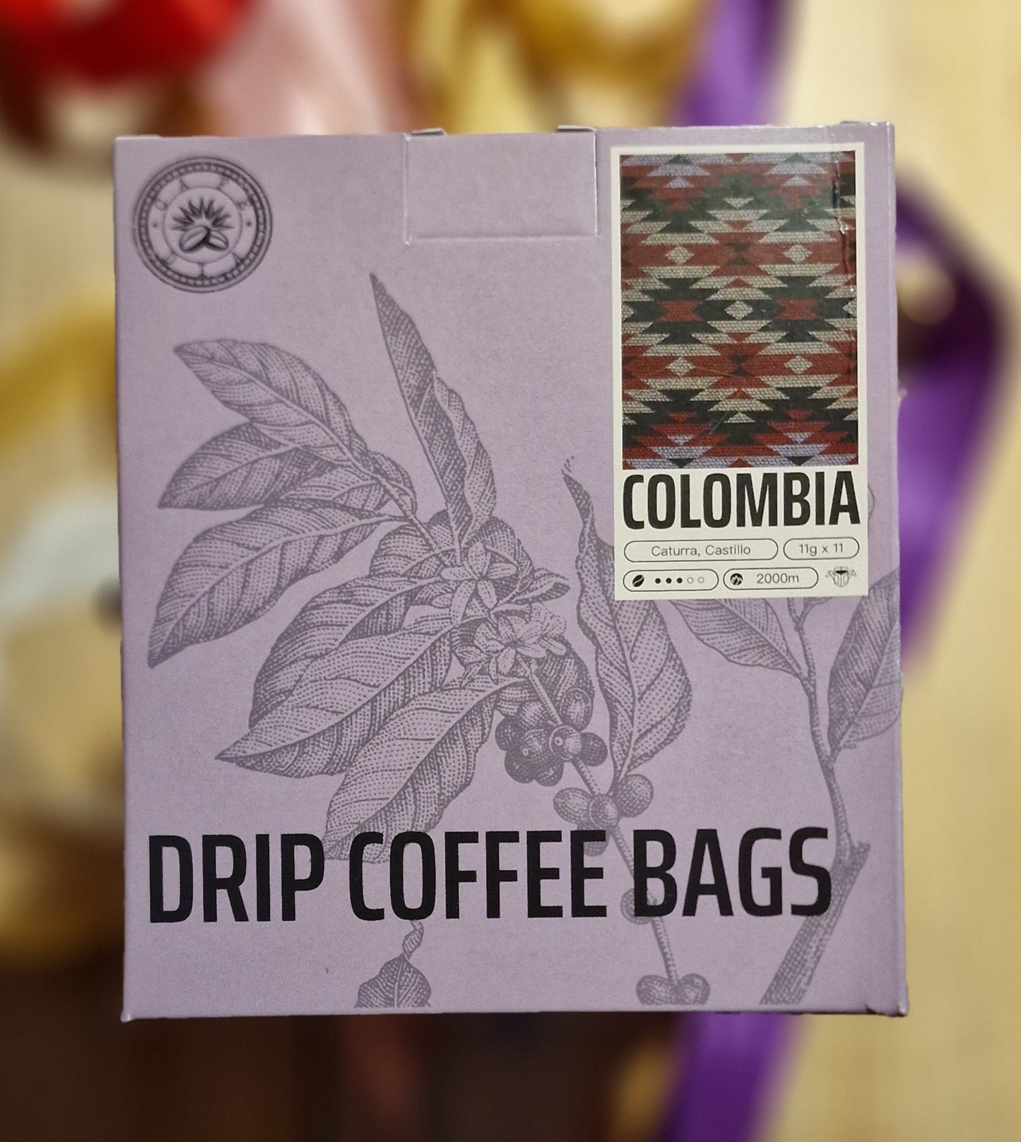 DRIP COFFEE kafijas maisiņi 11x11g COLOMBIA
