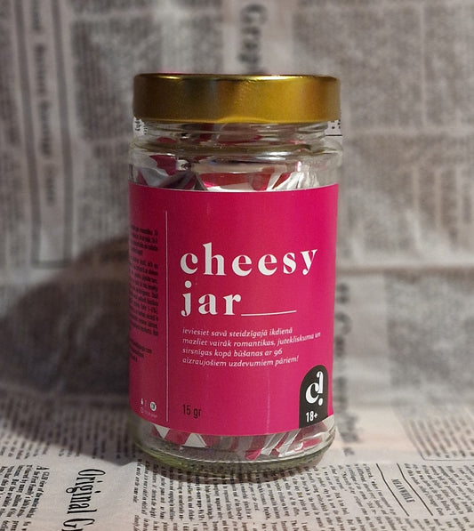 Latvian Stuff Book Cheesy Jar for heartfelt moments