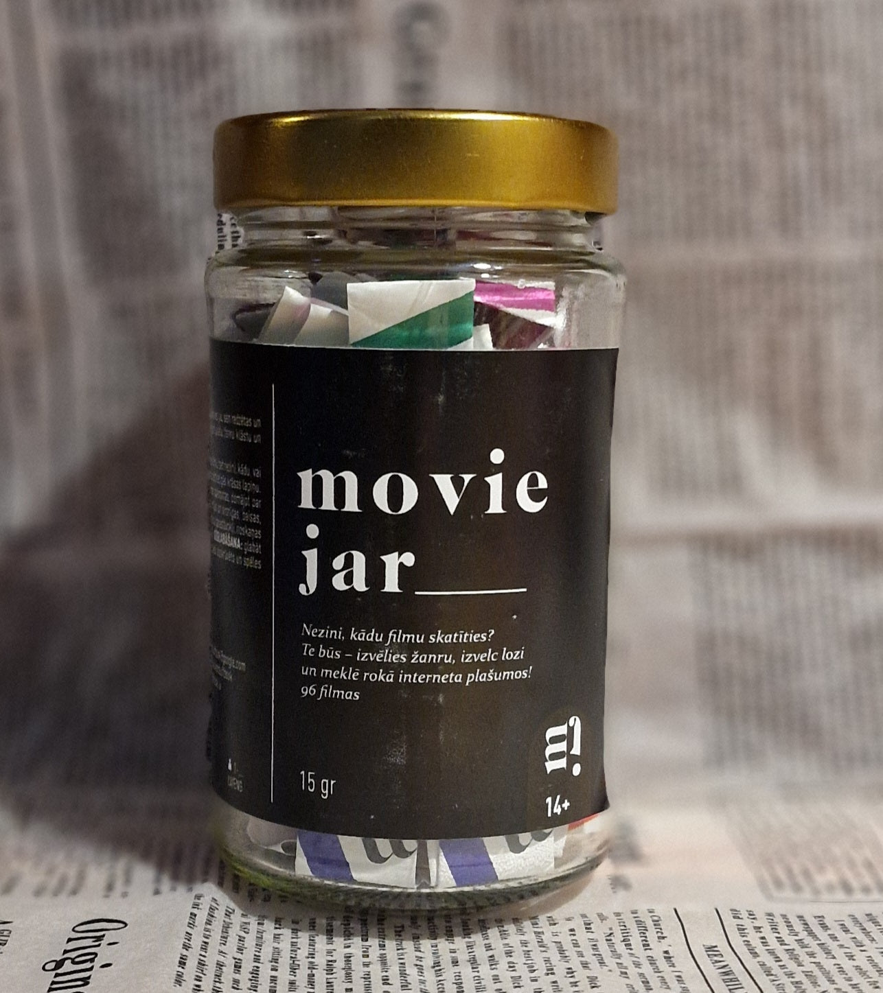  Latvian Stuff Book Movie Jar